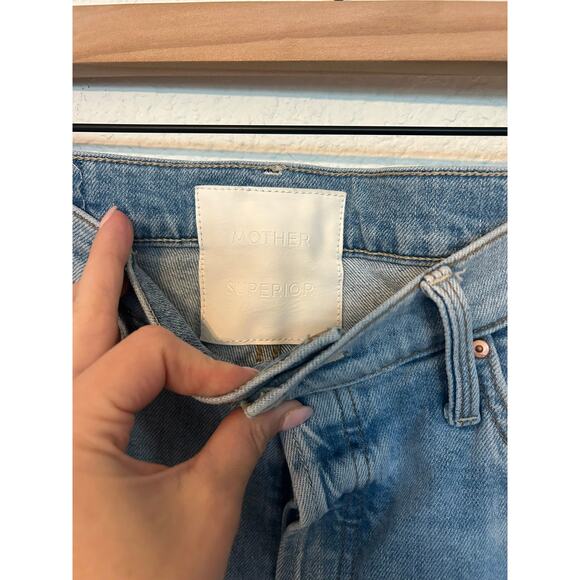 Mother Denim The Ditcher Crop in Resting Beach Face - Picture 3 of 6